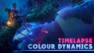Trying Colour Dynamics on Procreate 5 - Timelapse