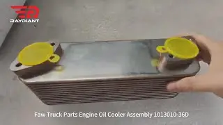 Faw Truck Parts Engine Oil Cooler Assembly 1013010-36D