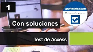 💥Test 1 Preguntas de Access 2016 2019 2021 ▶ Examen resuelto!!