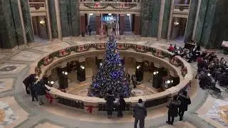 🎄🎅2025 Wisconsin State Capitol Christmas Tree