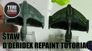 Star Trek Attack Wing D'Deridex Class Repaint