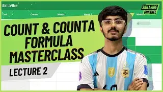 COUNT & COUNTA Formula in Excel | Easy Hindi Explanation | Lecture 2