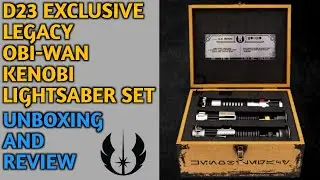 D23 Exclusive Legacy Obi-Wan Kenobi Lightsaber Box Set | Unboxing and Review