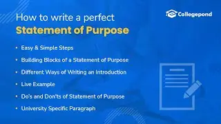 How To Write A Perfect Statement of Purpose | Admissions Essay | Perfect SOP - Tips & Tricks