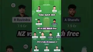 NZ vs UAE dream 11 Prediction | NZ vs UAE Today Match Prediction | T20 World Cup 2026||#nzvsuae