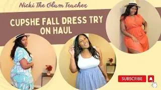Cupshe Try on Haul: Plus Size Fall Dress Video #Cupshe #FallFashion #plussizefashion