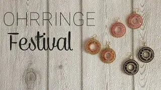 Anleitung: Ohrringe zum Selbstmachen | Ohrringe Festival Glitzerlicht