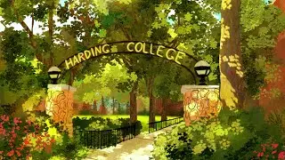 Harding History Tour: Harding College arch