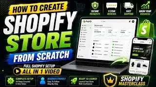 How To Create Shopify Store From Scratch | Full Shopify Setup All in 1 Video | Class 29