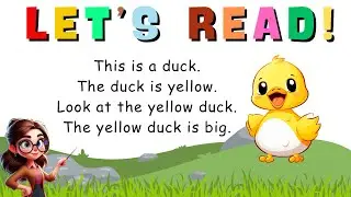 LET&rsquo;S READ!| PRACTICE READING ENGLISH| SIMPLE SENTENCES| READING LESSON| TEACHER ALI