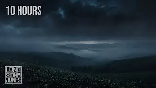 Fog Over Hollow Vale &mdash; Wind, Rain & Distant Thunder Through Autumn Mist | RELAX | SLEEP | 10 Hours