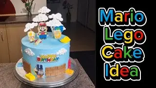 Mario Lego Cake Tutorial  | Easy Step by Step Cake Decorating Idea