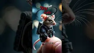 Tiny Animals Dressed as Lucy Movie Characters 🧠 | Miniature Cosplay Pets on Fingers!