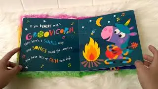 If You Want to be a Groovicorn board bookwith rainbow touchy-feely furry cover