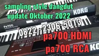 perbedaan pa700 HDMI vs RCA free sampling style dangdut update