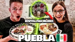 🇲🇽COMEMOS en un ANTIGUO HOSPITAL de MUJERES en PUEBLA MÉXICO ft. @The Romantic Corner