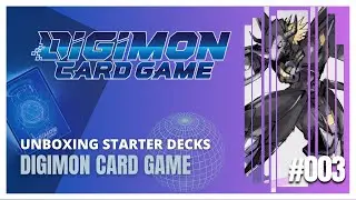 DIGIMON CARD GAME #003 - UNBOXING STARTER DECKS: MACHINE BLACK E VENOMOUS VIOLET