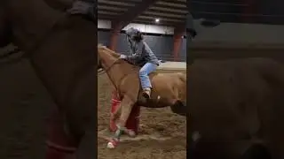 Bareback Barrels! #equestrian #barrelracing