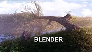 Making this environment in Blender | Timelapse | breakdown