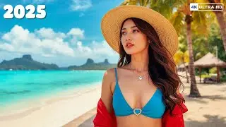 Vocal Deep House 2025 Smooth Tropical Sunset Mix in Stunning 4K UHD