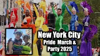 🗽 NYC Pride - The March 2025 - live with twins #newyork #twins #pride #vlog