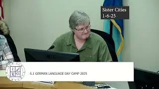 January 6, 2025 New Ulm Sister Cities Commission