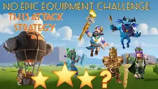 TH15 Attack Strategy 🔥 Rocket Balloons + Hero Dive + Blimp 💣 No Epic Gear! ❌✨