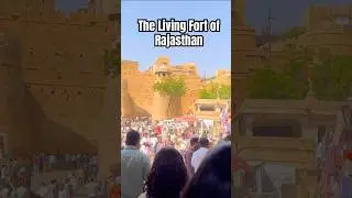Jaisalmer Fort 🏰✨ | The Living Fort of Rajasthan #jaisalmer #rajasthantourism #yt #travel