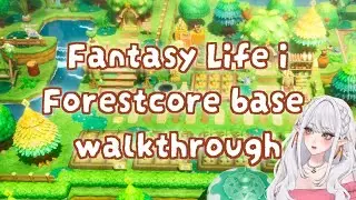Fantasy Life i forestcore themed Island Base walkthrough