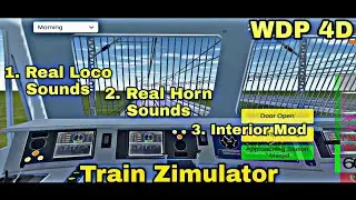 WPD 4D || Real Horn Sounds And Loco Sounds Like MSTS || Train Zimulator
