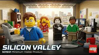 Silicon Valley S01E01 in LEGO Minifigure Style 🧱💻 &ldquo;Minimum Viable Product&rdquo;