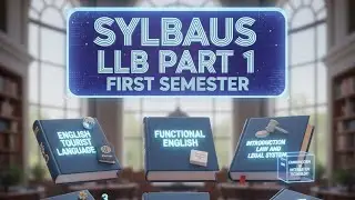 Course outline of first semester LLB part 1||semester 1||llb part 1|4 years llb||llb 4 years part 1