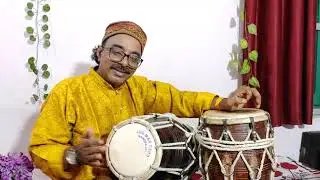 ढोलक पर ताल कहरवा में सात प्रकार की तापी बजाएं पंडित सुभाष कनौजिया