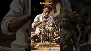 A Farmer Creating Lord Ram & Lakshman Clay Idol | Devotion Meets Art 🙏