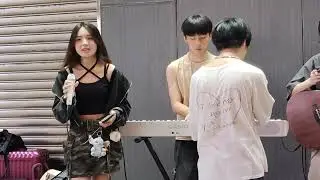 永久損毀 (試聲不專業版) / 修煉愛情 / 心之科學 / 至少做一件離譜的事 / 怎麼了 (Cover) @旺角銀行中心E2Busking 2025.05.16