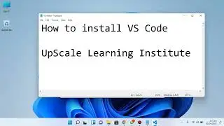 How to install VS  Code