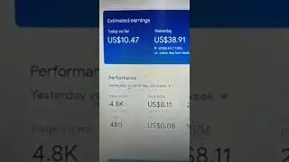 Web Stories Earning Proof Google Adsense Earnings | Blogging #shortsfeed