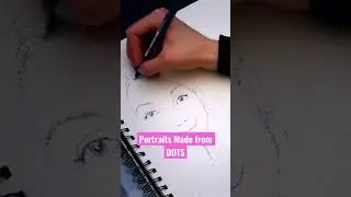 Just using dots for Portrait Drawings