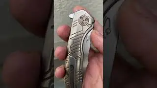 WINGMANEDC FERUS - M390 - INTEGRAL TITANIUM W/ BRONZE TITANIUM INLAY Knife from Recon 1