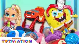 Claw Machine Surprise #1 Song Edition w/ Blaze, JoJo Siwa & SpongeBob! | Toymation