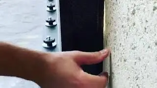 Flood Panel Protection Deployed