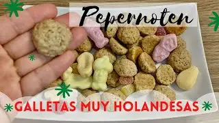 Galletas Holandesas! PEPERNOTEN! Con sabor a mantequilla y especies. Una receta clásica y fácil