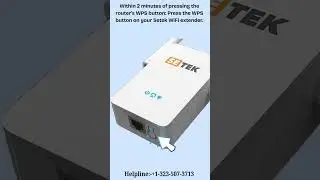Setek Wifi Extender installation using the WPS push button |  Setek extender setup