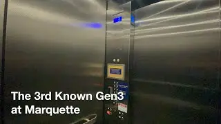 Otis Gen3 Traction Elevator @ Marquette University David Straz Hall in Milwaukee, WI