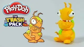 Play Doh How To Make The Trash Pack Disinfect Ant 3D Amazing Plasticine Creations