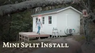 Shed To House Conversion Mr.Cool DIY Mini Split Install