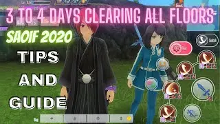 Sword Art Online Integral Factor 2020 | Clearing 1 to 27 Floor in a Day Guide | The Battousai