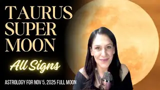 TIME TO EMBODY THE CALM STEADY TAURUS FULL MOON Nov 5 2025