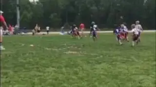 4 yr old Tre Williams aka (Tre Boogie) 2016 Spring Flag Football Highlights