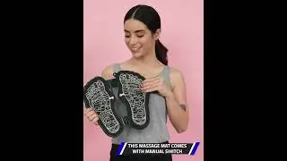 Kwisy EMS FOOT MASSAGER,Electric Foot Massage Pad, USB Rechargeable Foot Massage Mat Electric